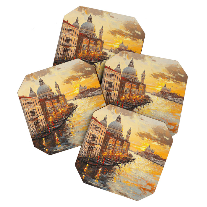 Reflections of a Venetian Dusk Coaster Gallery Image 1