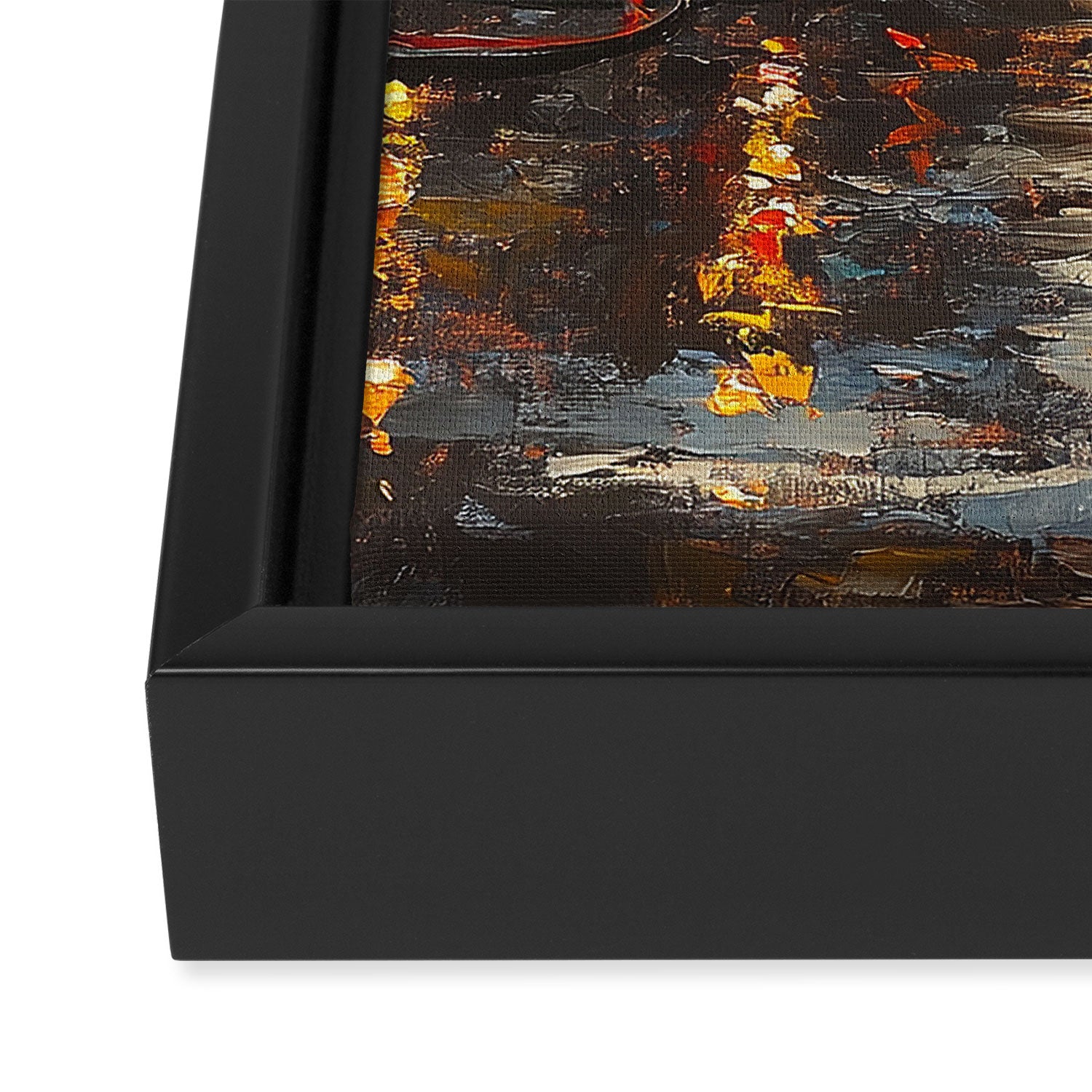 Reflections of a Venetian Dusk Framed Canvas Print Gallery Image 3