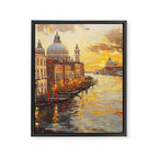 Reflections of a Venetian Dusk Framed Canvas Print Gallery Image 8