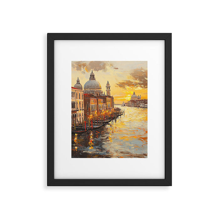 Reflections of a Venetian Dusk Framed Art Print Gallery Image 1