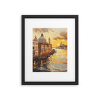 Reflections of a Venetian Dusk Framed Art Print Gallery Image 6