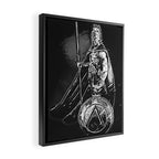 Spartan Hoplite Framed Canvas Print Gallery Image 2