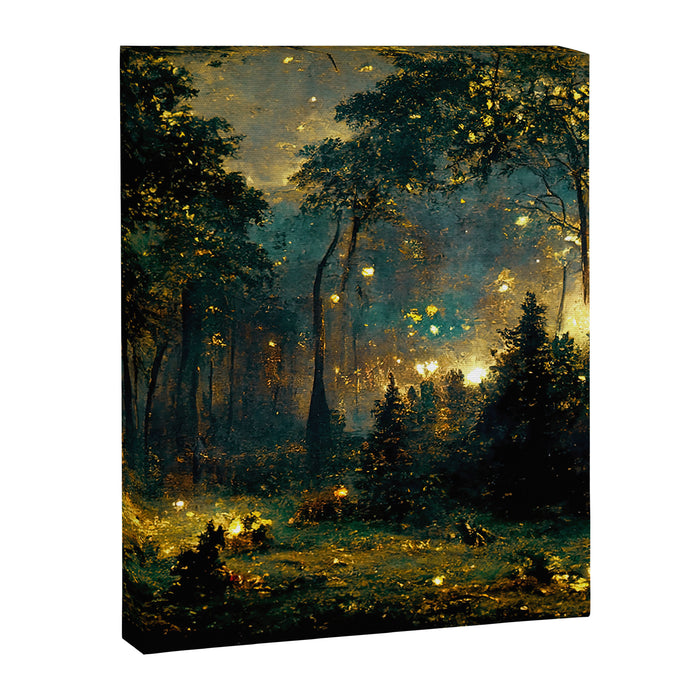 Walking through the fairy forest Canvas Print Gallery Image 1
