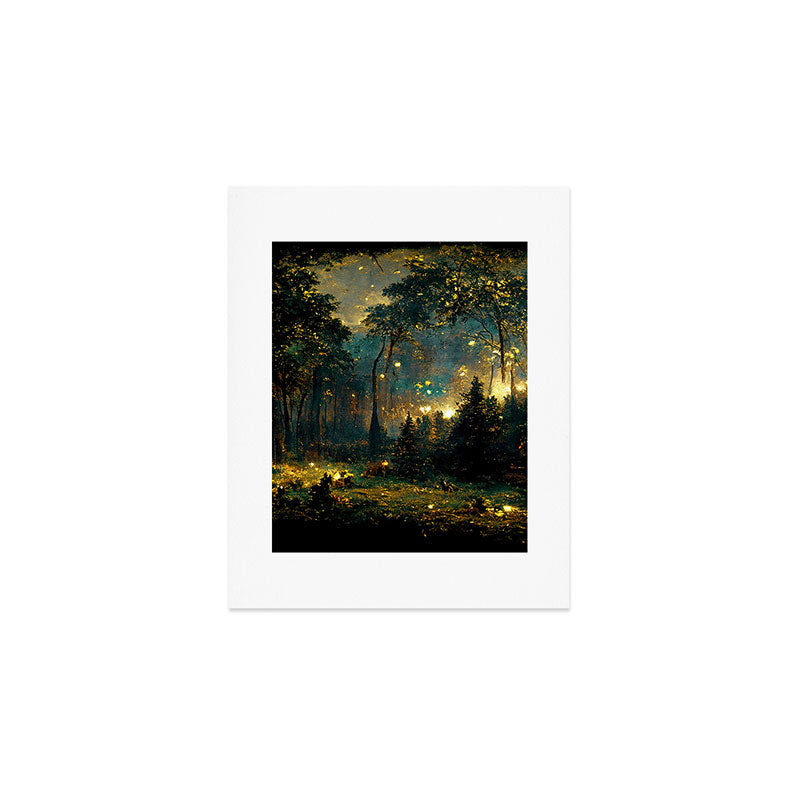 Walking through the fairy forest Art Print Gallery Image 1