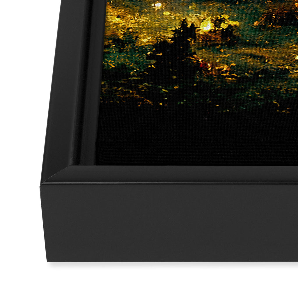 Walking through the fairy forest Framed Canvas Print Gallery Image 3