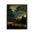 Walking through the fairy forest Framed Canvas Print Gallery Image 6