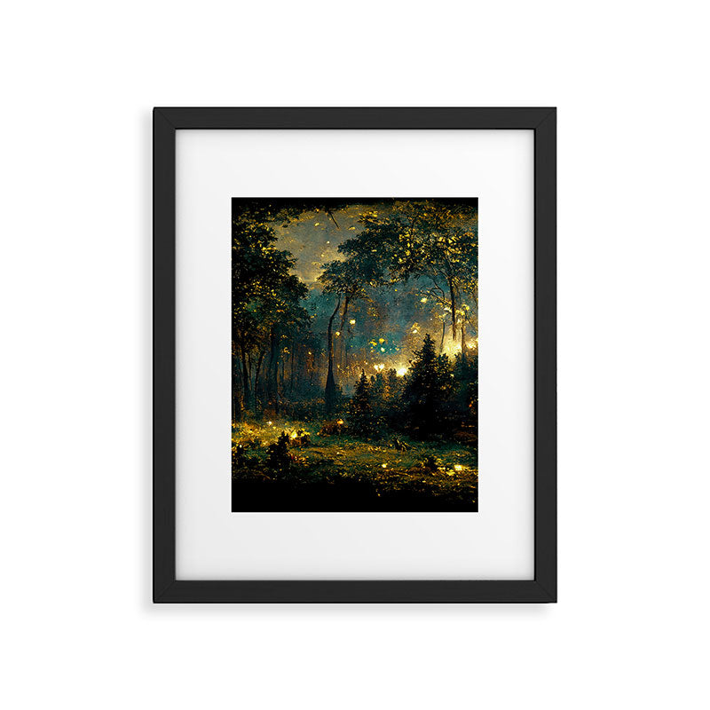 Walking through the fairy forest Framed Art Print Gallery Image 5