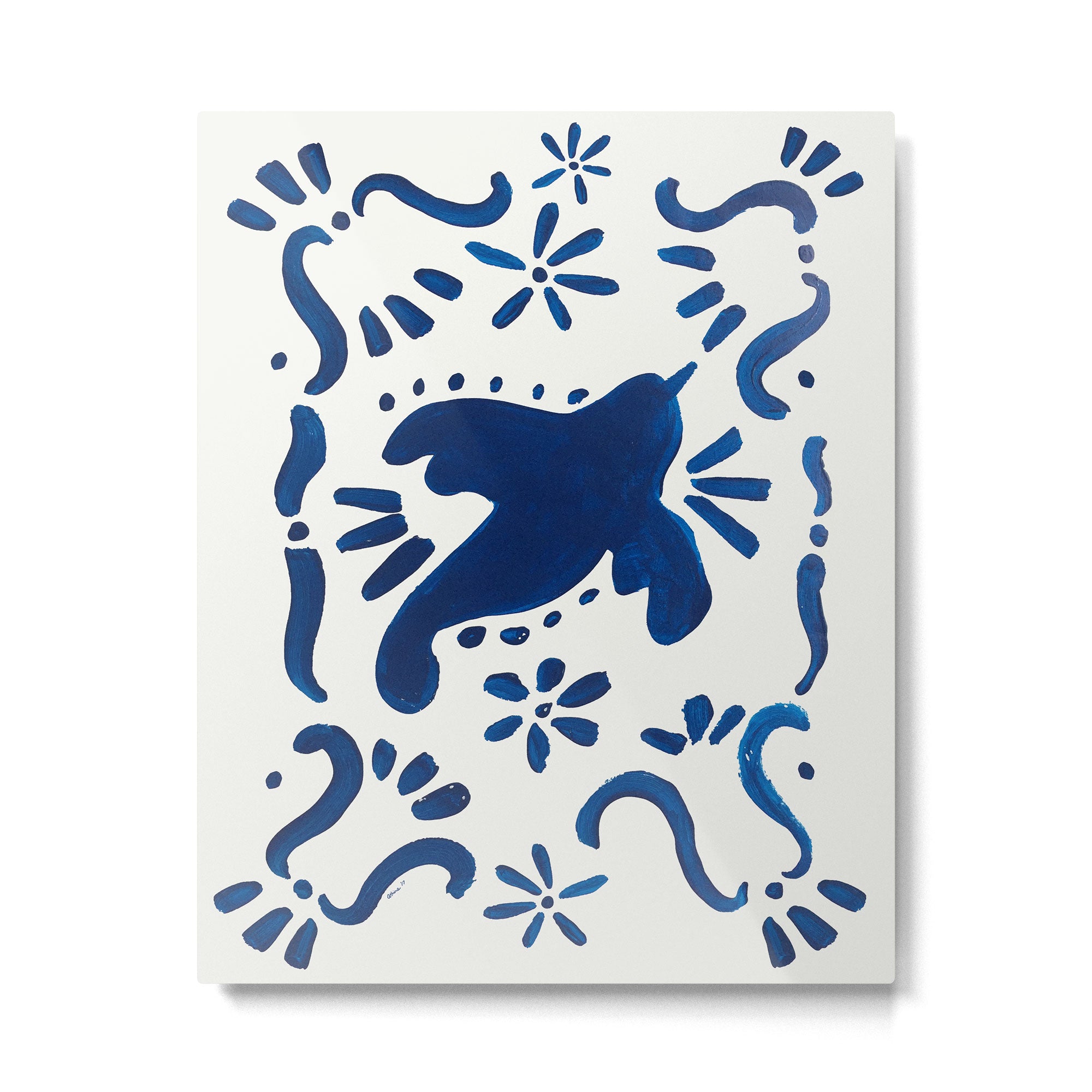 Bluebird of Happiness Metal Print Gallery Image 4