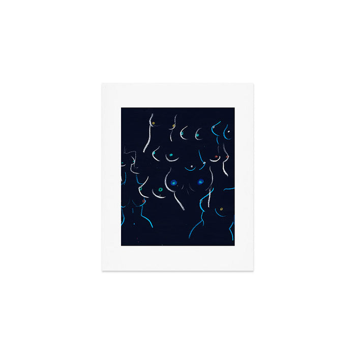 Breasts in Night Art Print Gallery Image 1