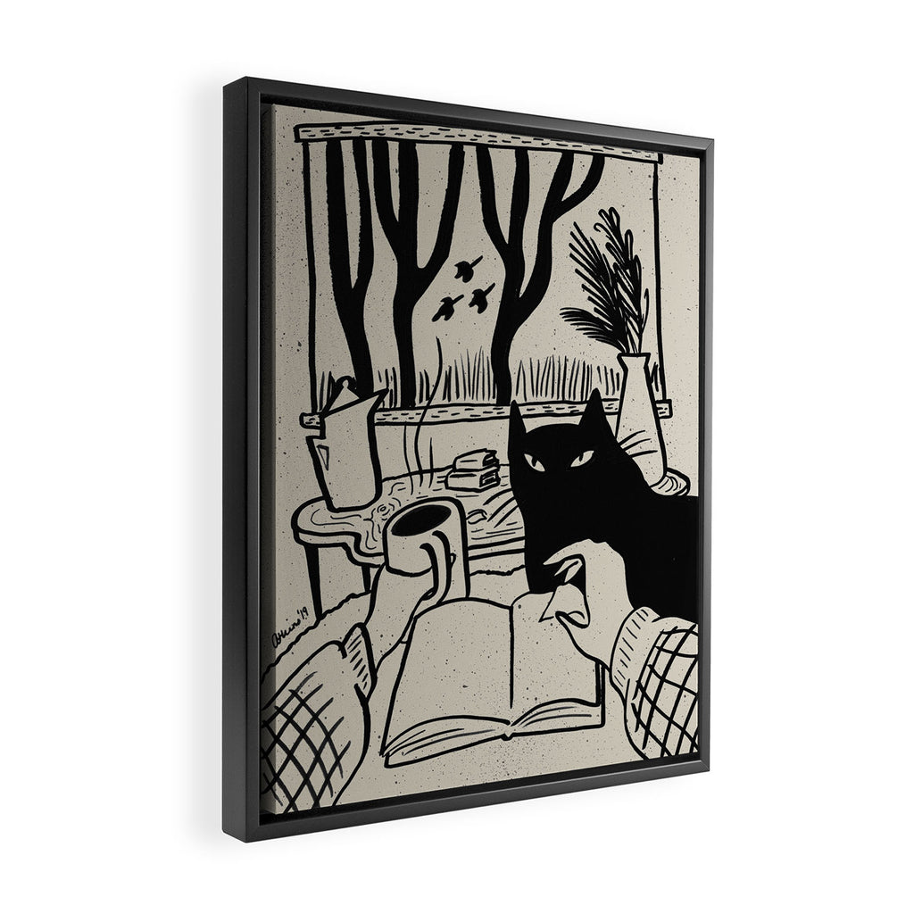 Cozy Autumn Framed Canvas Print Gallery Image 2