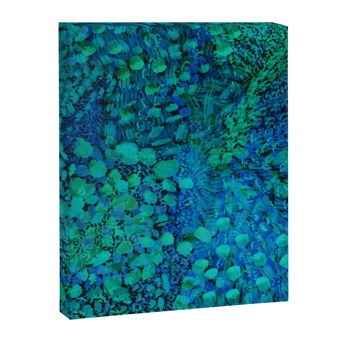 Peacock Watercolor Painting Canvas Print Gallery Image 8