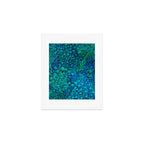 Peacock Watercolor Painting Art Print Gallery Image 1