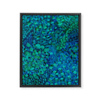 Peacock Watercolor Painting Framed Canvas Print Gallery Image 8