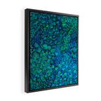 Peacock Watercolor Painting Framed Canvas Print Gallery Image 2