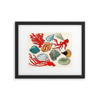 Sea Life Watercolor Framed Art Print Gallery Image 5