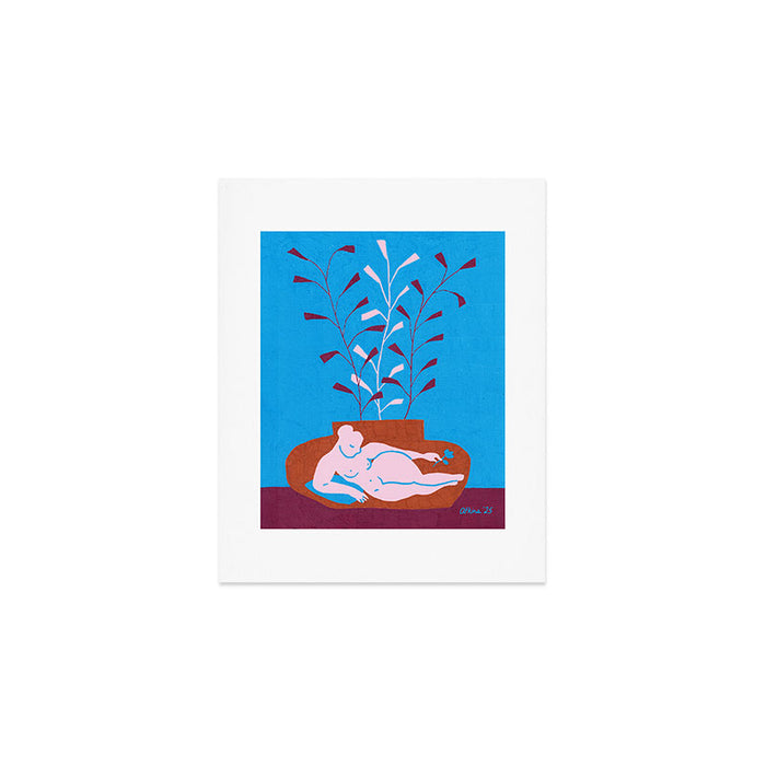 Sprigs in Low Vase Art Print Gallery Image 1