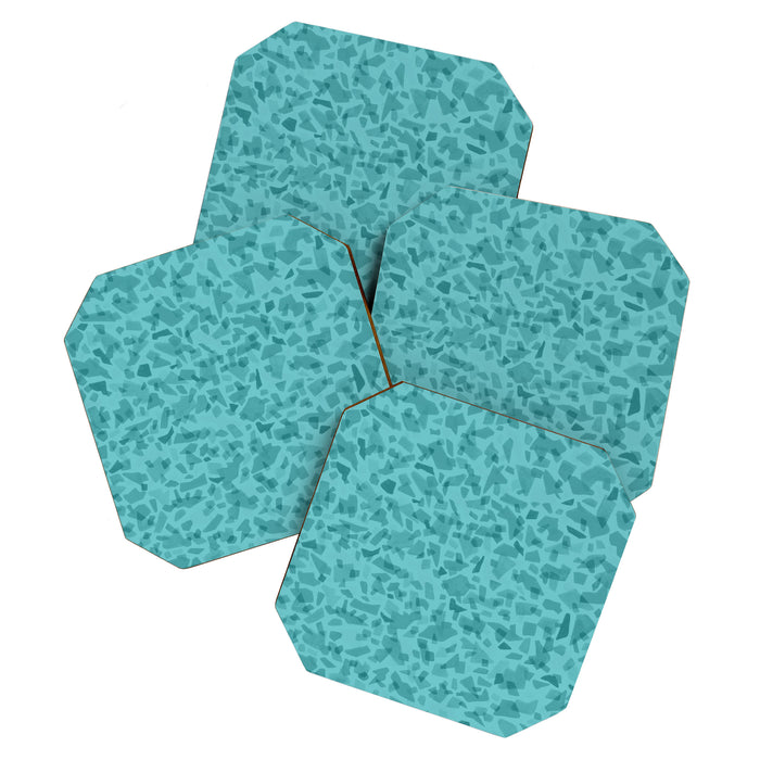 Turquoise Terrazzo Tile Coaster Gallery Image 1