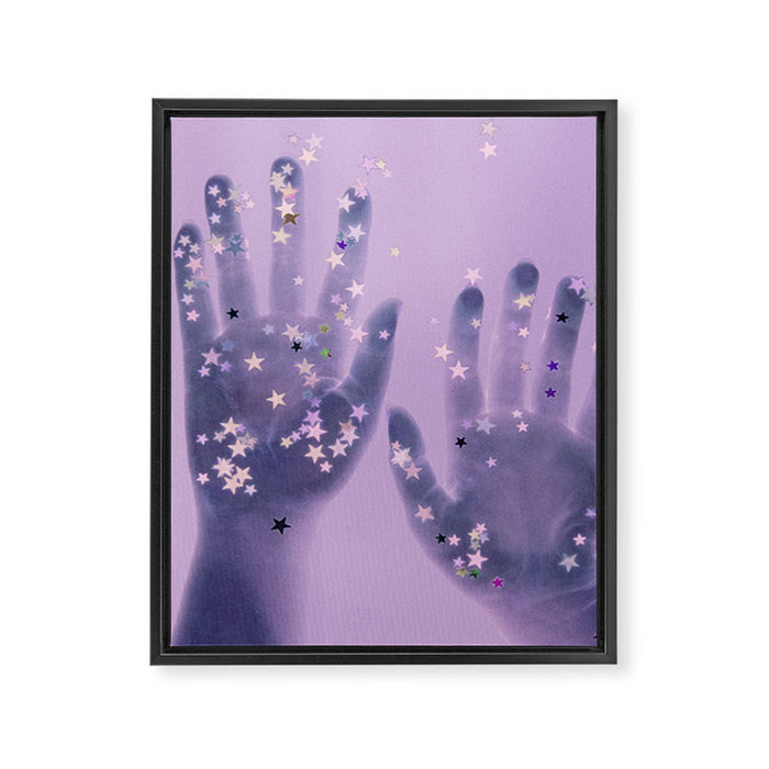Cosmic Touch Framed Canvas Print Gallery Image 1