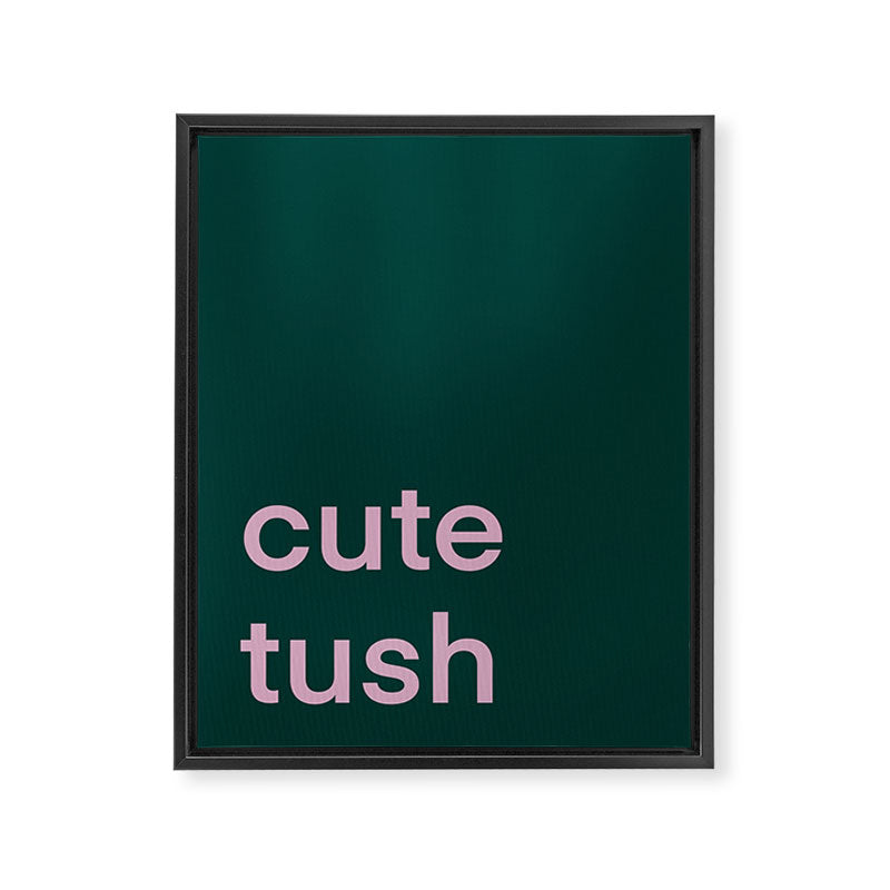 Cute Tush Framed Canvas Print Gallery Image 3
