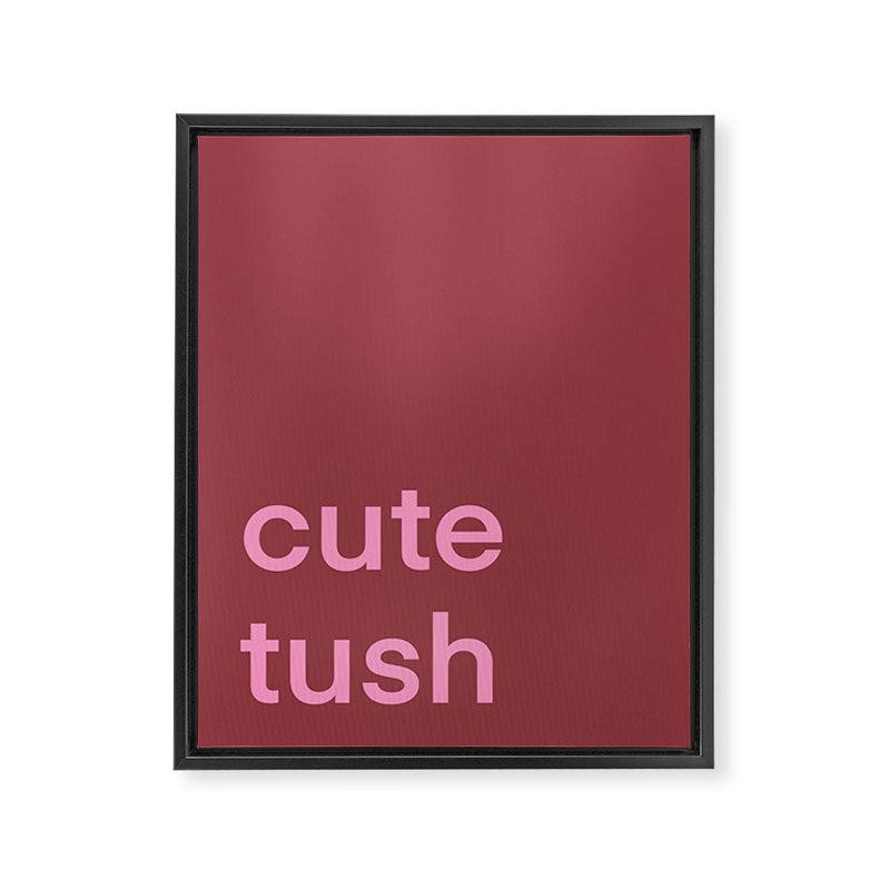 Cute Tush Framed Canvas Print Gallery Image 6