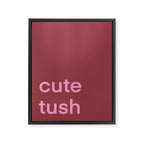 Cute Tush Framed Canvas Print Gallery Image 6