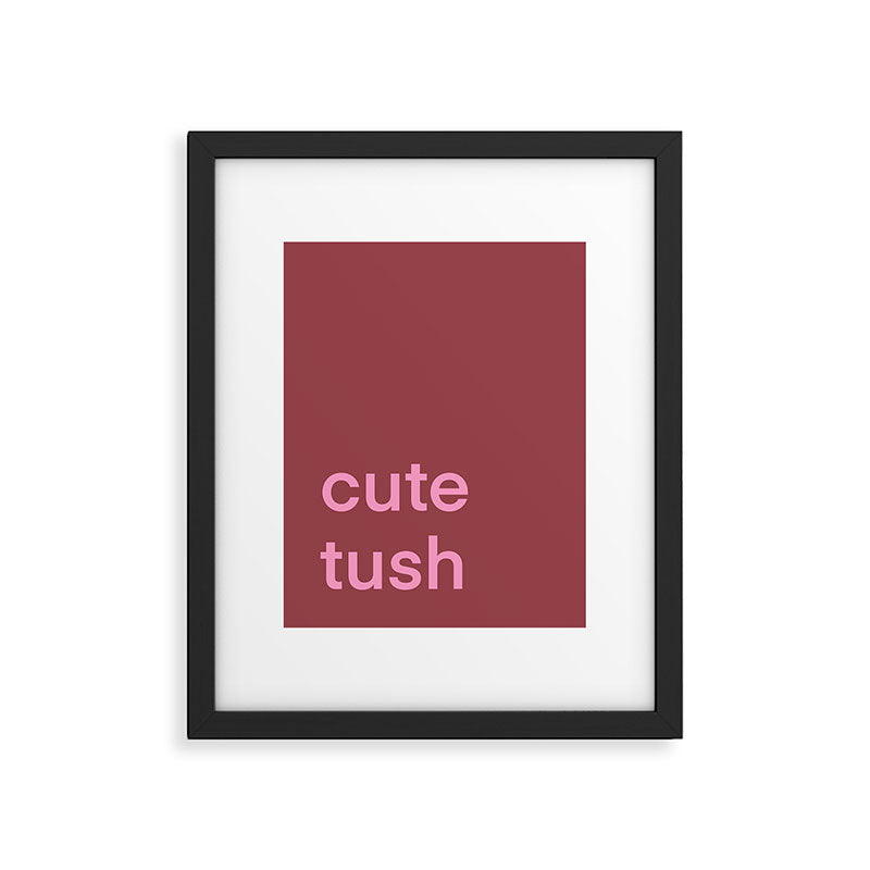 Cute Tush Framed Art Print Gallery Image 5
