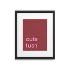 Cute Tush Framed Art Print Gallery Image 5