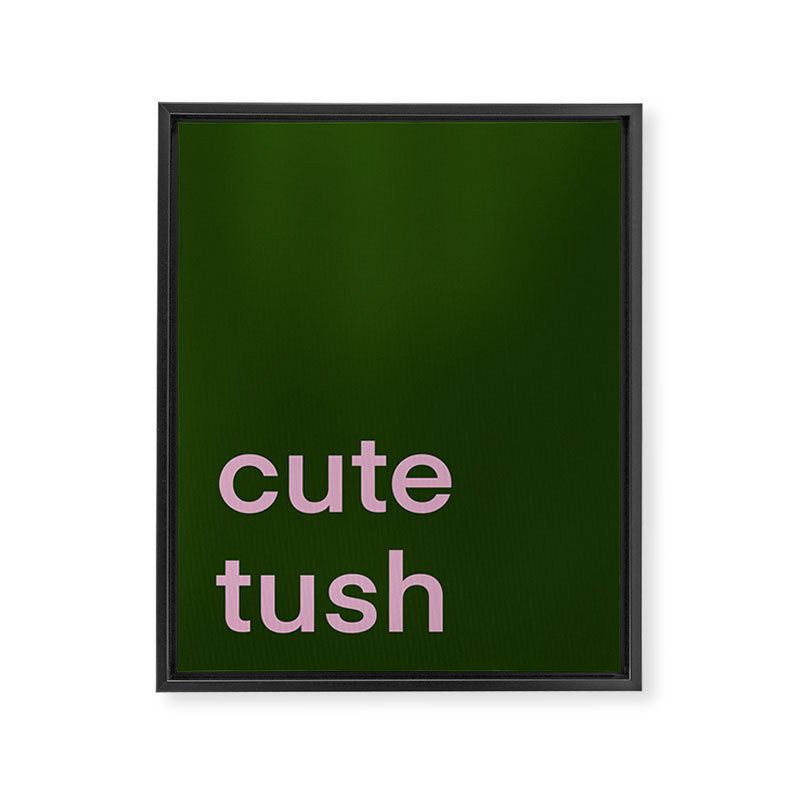 Cute Tush Framed Canvas Print Gallery Image 6