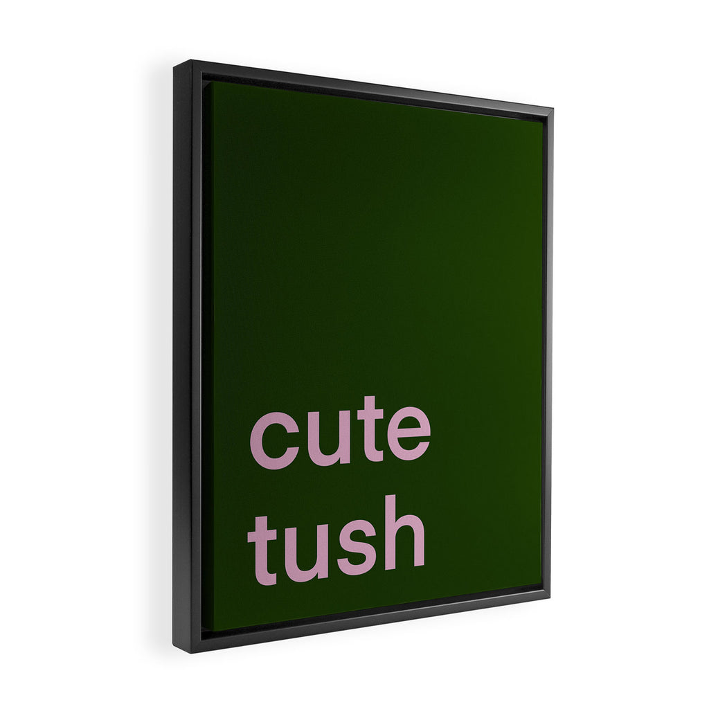 Cute Tush Framed Canvas Print Gallery Image 2