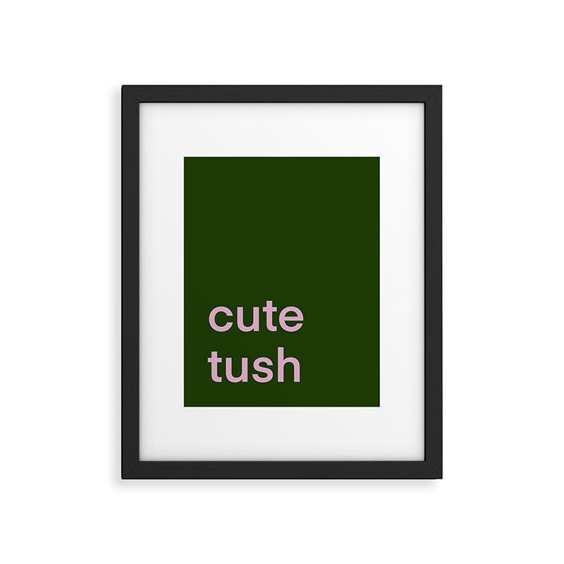 Cute Tush Framed Art Print Gallery Image 5