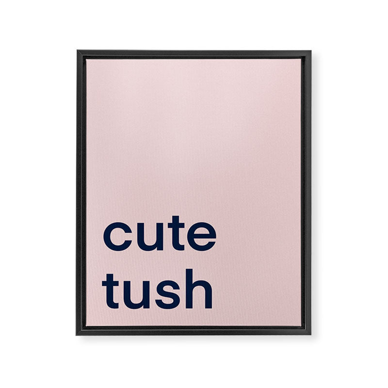Cute Tush Framed Canvas Print Gallery Image 6