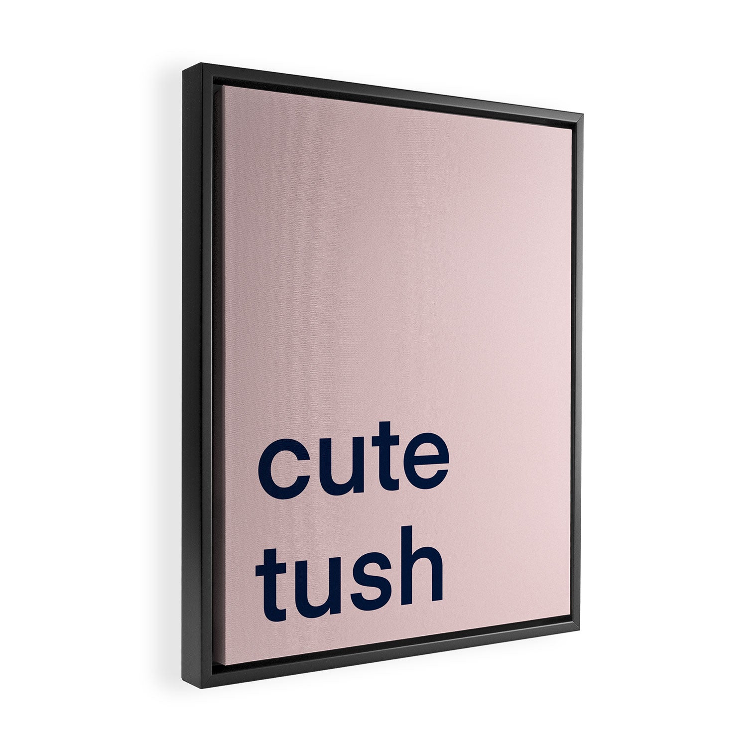 Cute Tush Framed Canvas Print Gallery Image 2