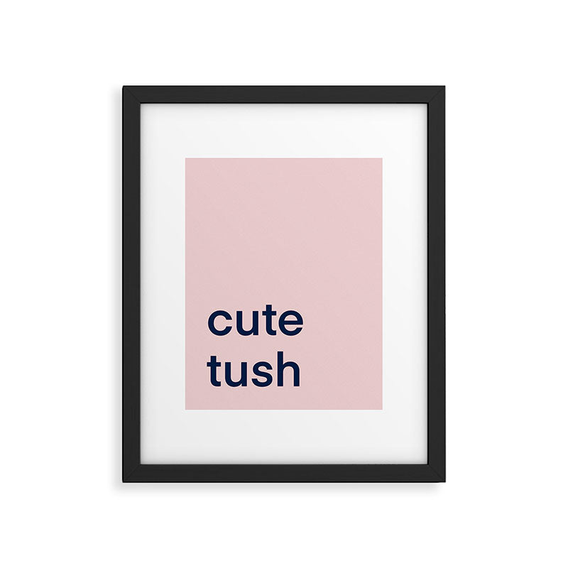 Cute Tush Framed Art Print Gallery Image 5
