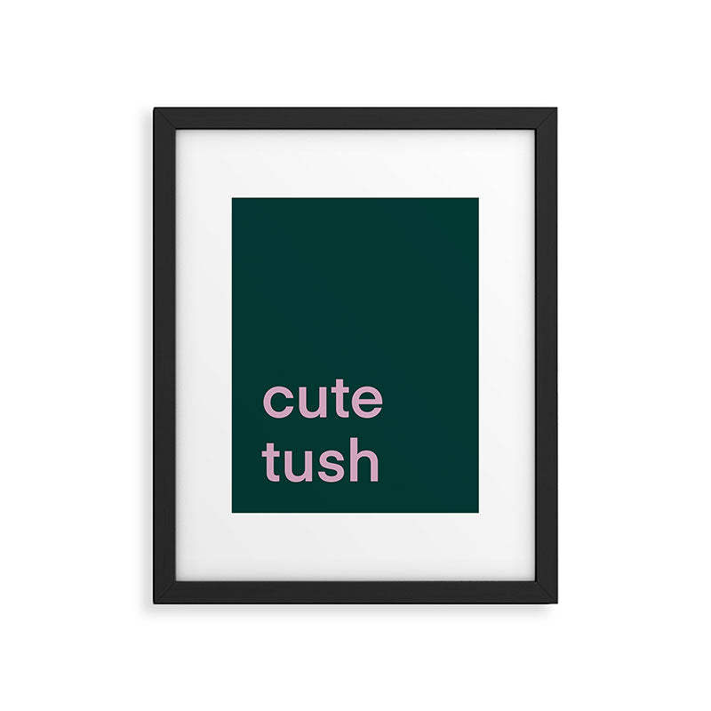 Cute Tush Framed Art Print Gallery Image 4
