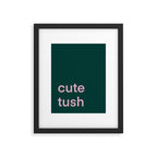Cute Tush Framed Art Print Gallery Image 4