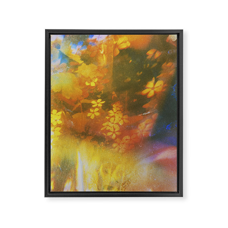 Florally Confined Framed Canvas Print Gallery Image 6