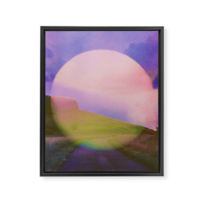 Path of Light Framed Canvas Print Gallery Image 1
