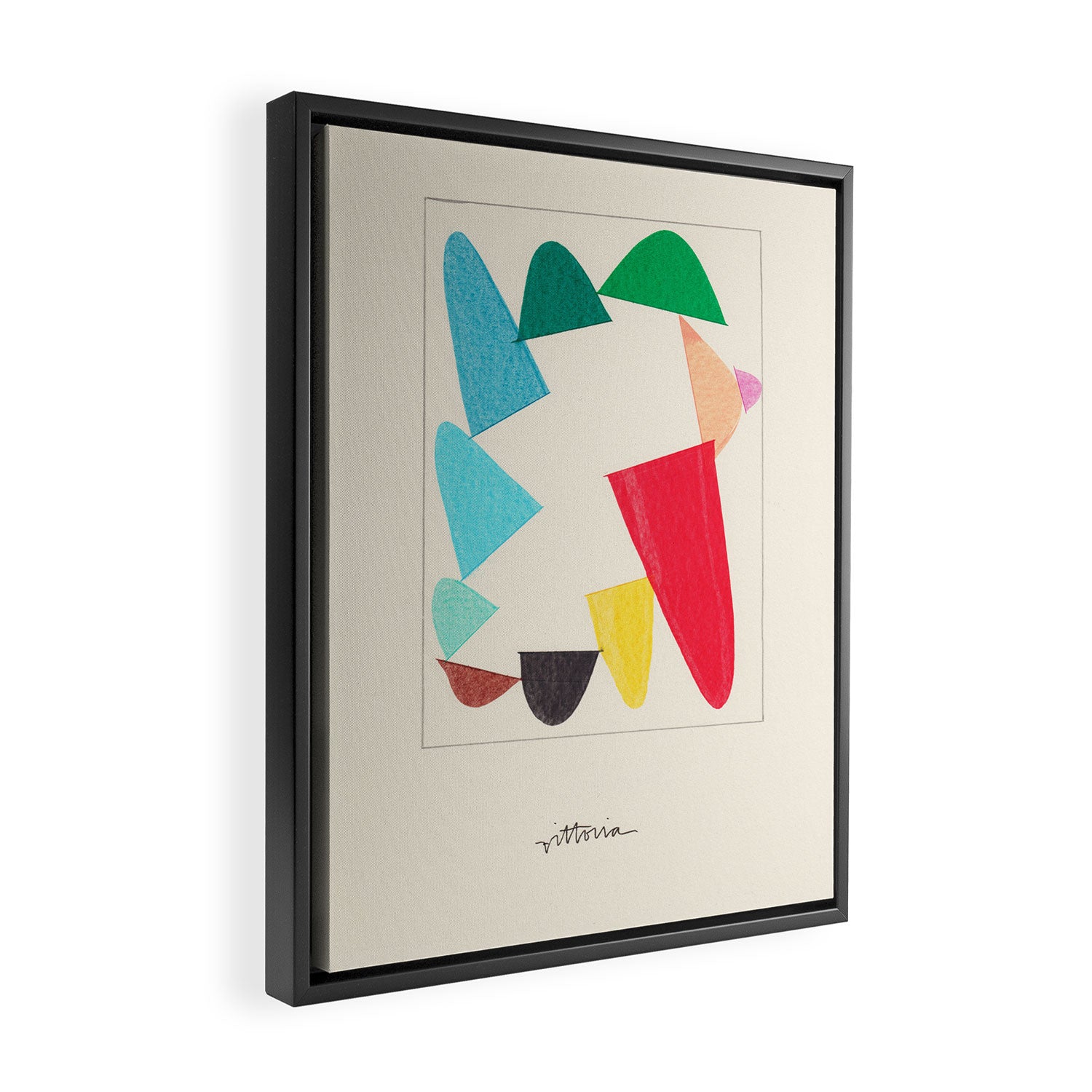 A Sidebar With Myselves Framed Canvas Print Gallery Image 2