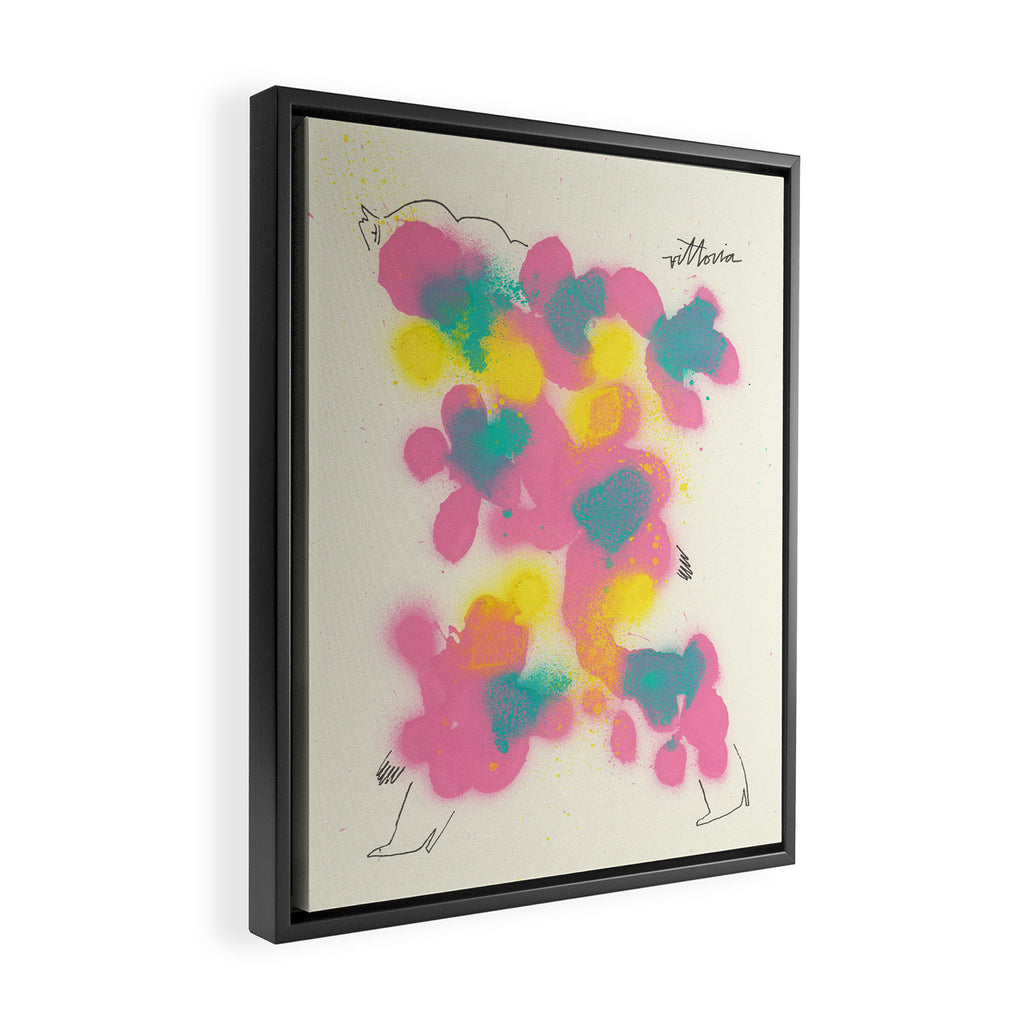 Acne Positivity Framed Canvas Print Gallery Image 2