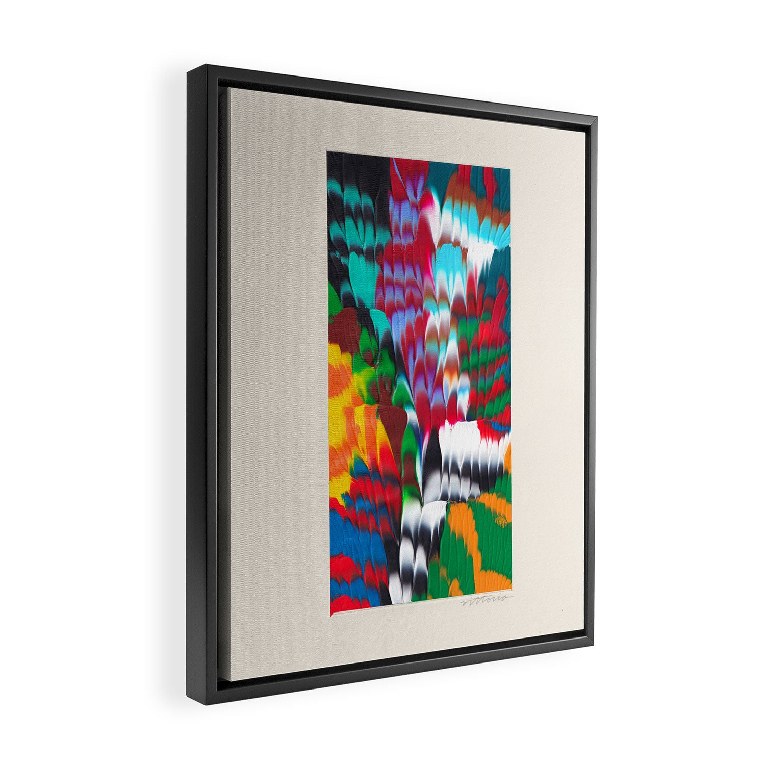 Be Happy Framed Canvas Print Gallery Image 2