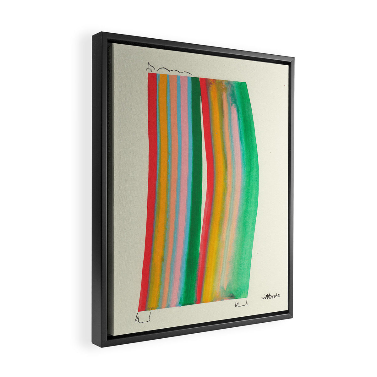 Blemished Beauty Framed Canvas Print Gallery Image 2