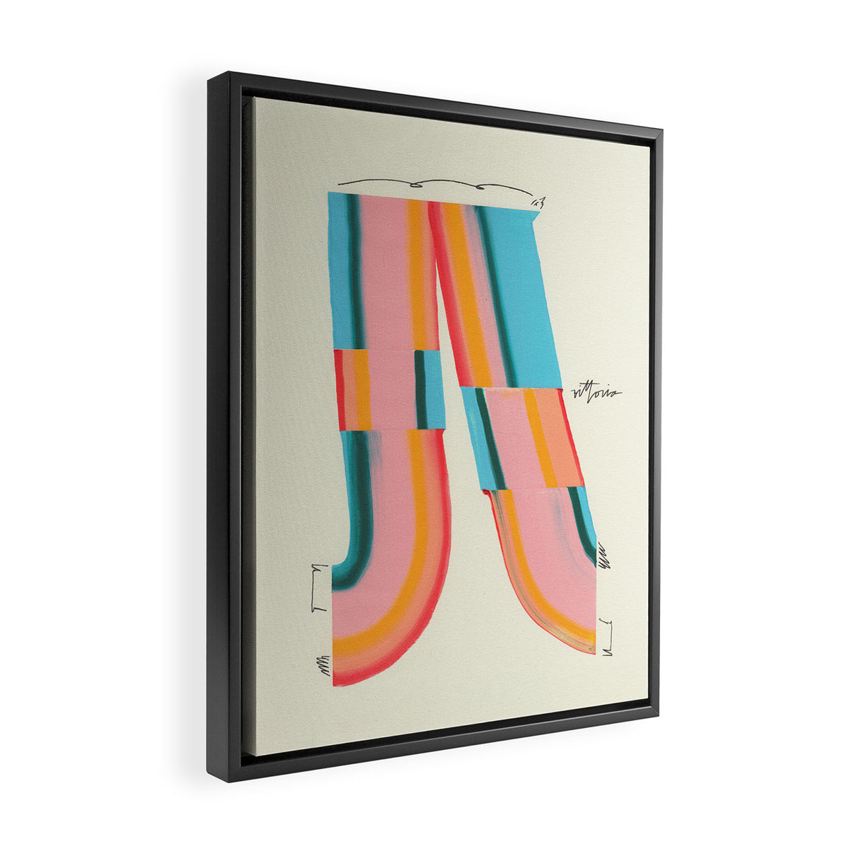 Changed My Mind To Change It Back Framed Canvas Print Gallery Image 2