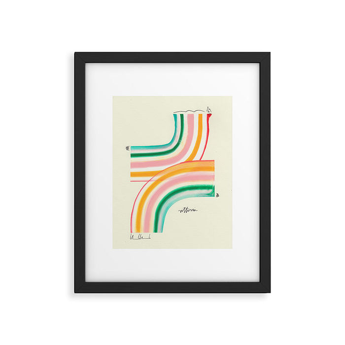 Deposit, Erode Framed Art Print Gallery Image 1