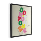 Don't Touch Me Framed Canvas Print Gallery Image 2