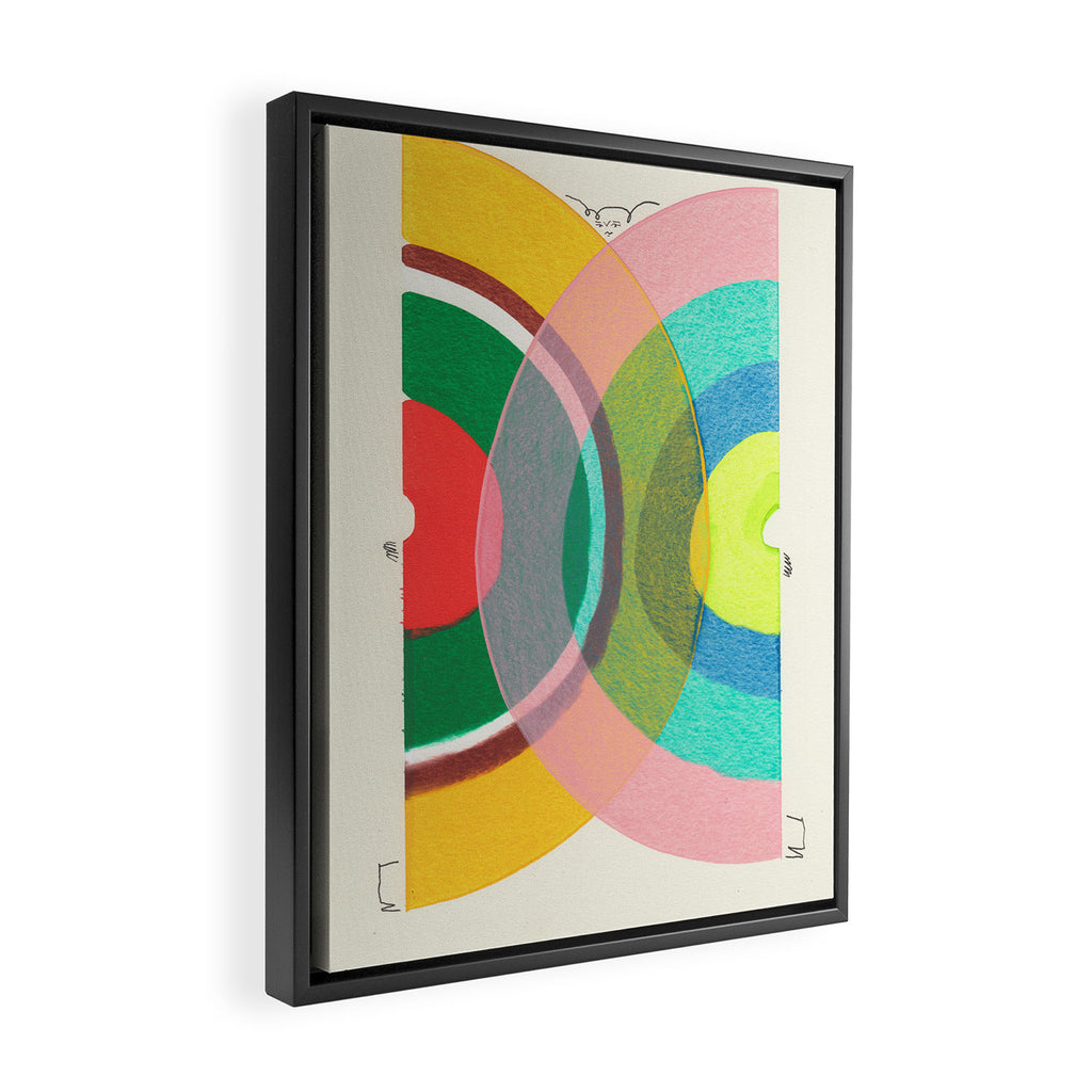 Double Double This This Framed Canvas Print Gallery Image 2