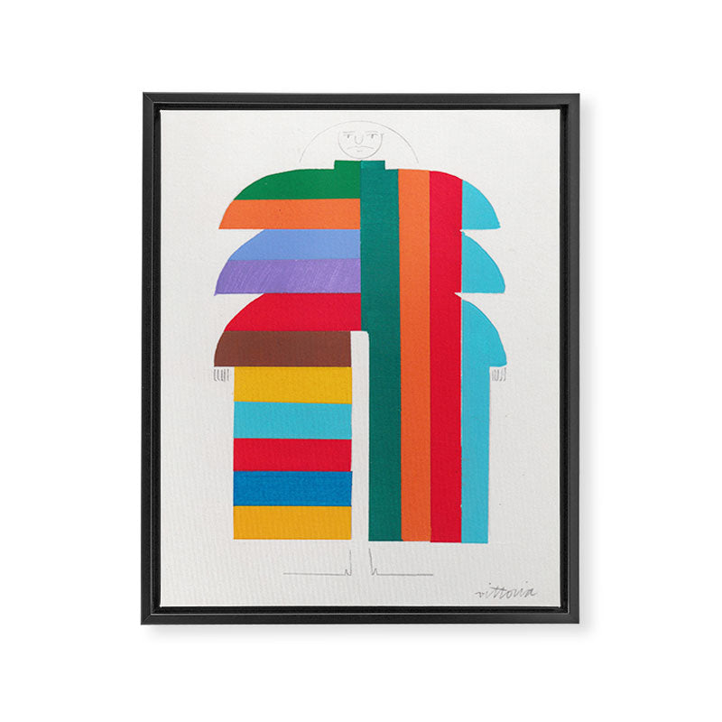 Figures Framed Canvas Print Gallery Image 6