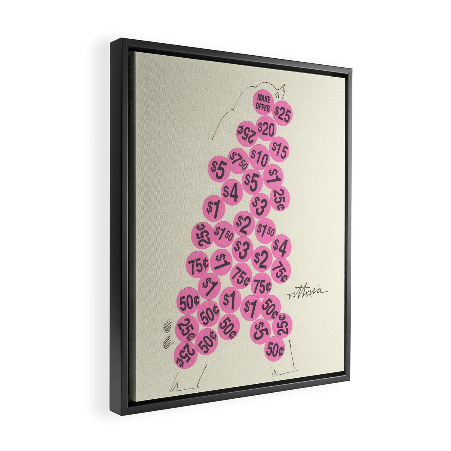 Finding My Worth Framed Canvas Print Gallery Image 2