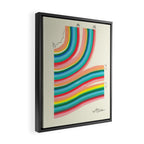 From My Workday Sofa Spot To My Evening Sofa Spot Framed Canvas Print Gallery Image 2
