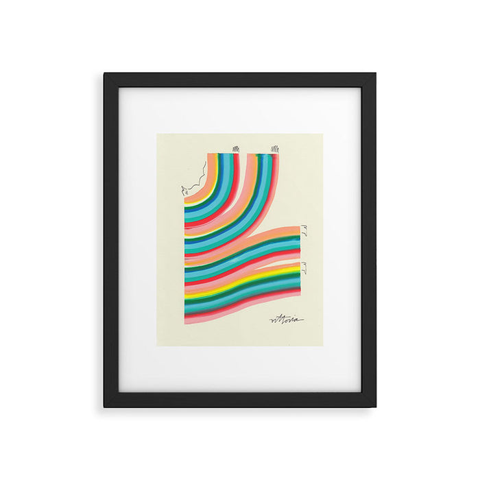From My Workday Sofa Spot To My Evening Sofa Spot Framed Art Print Gallery Image 1