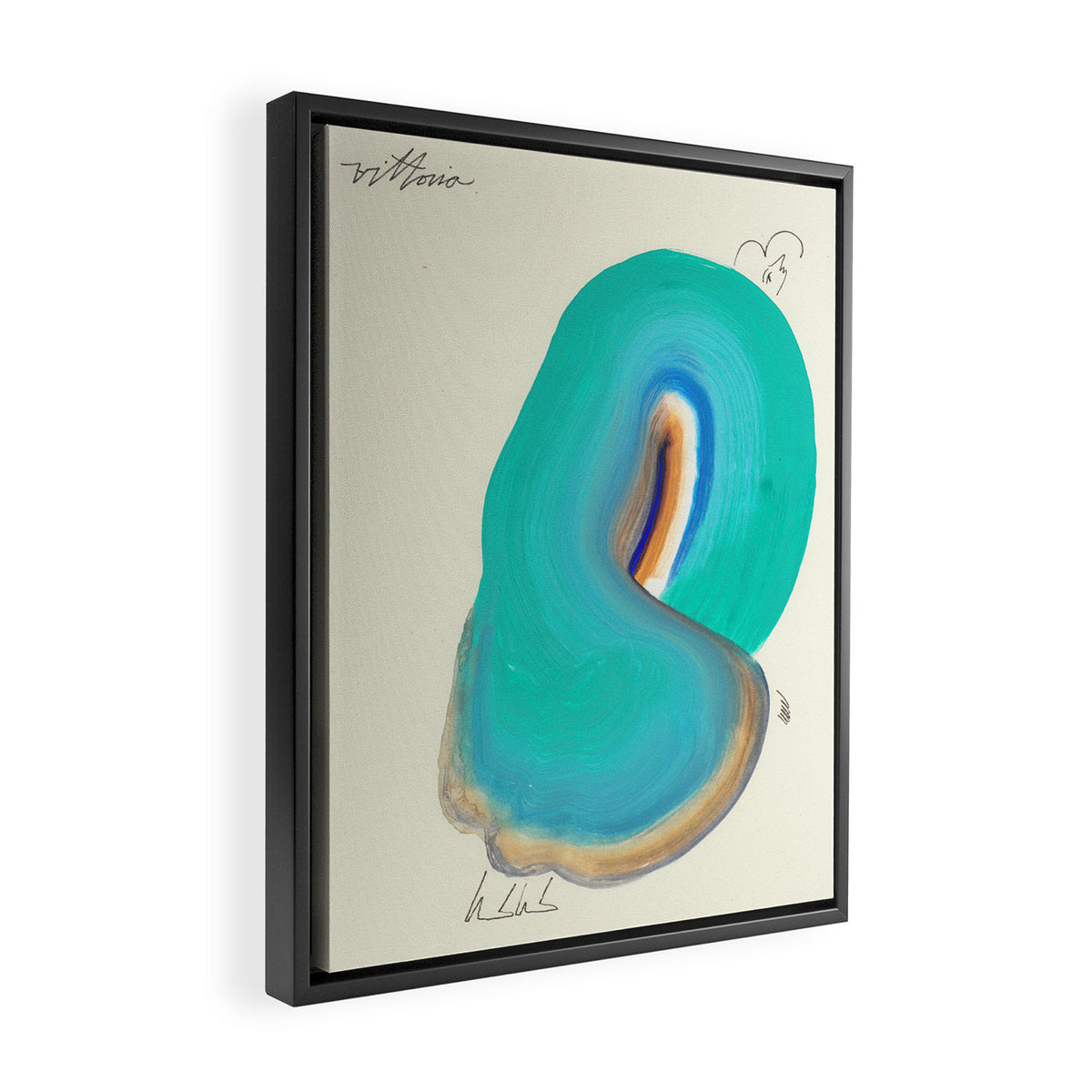 I Am The Flow Framed Canvas Print Gallery Image 2